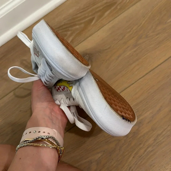 VANS OLD SKOOL SHOES - VAN DOREN SPECIAL TRUE WHITE M7 W8.5 - Picture 11 of 11
